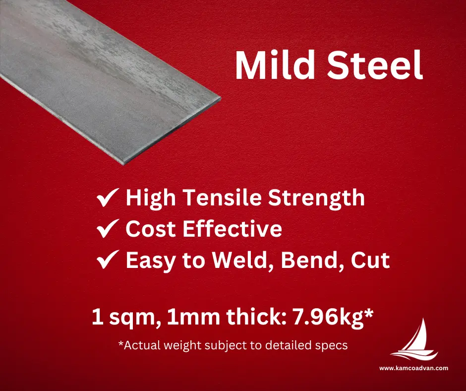 Mild Steel - Mild Steel vs Stainless Steel vs Aluminium in Construction - What's the Difference - Kamco Advan