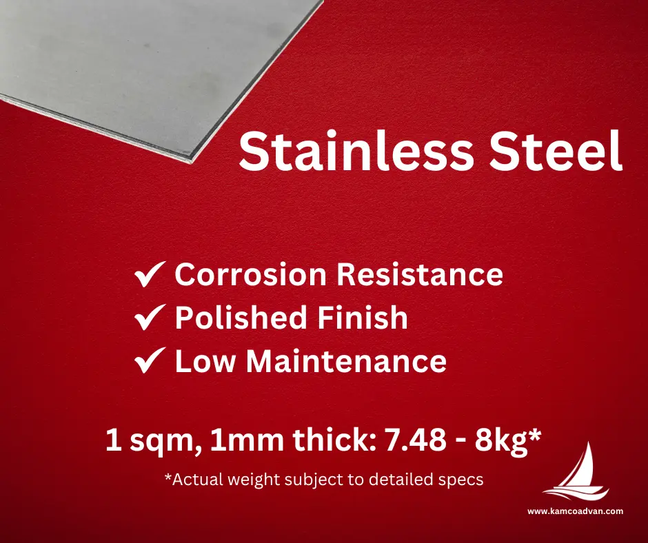 Stainless Steel - Mild Steel vs Stainless Steel vs Aluminium in Construction - What's the Difference - Kamco Advan